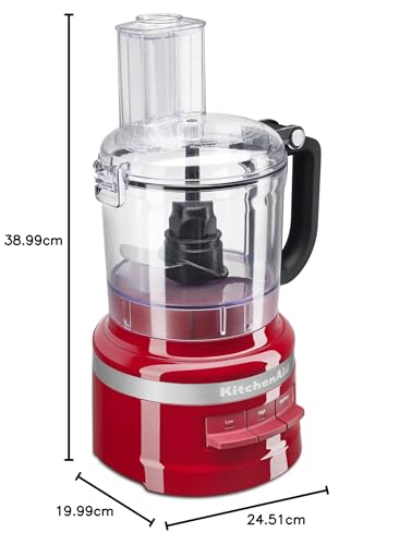 KitchenAid-KFP0718ER-7-Cup-Food-Processor-Chop,-Puree,-Shred-and-Slice Empire-Red