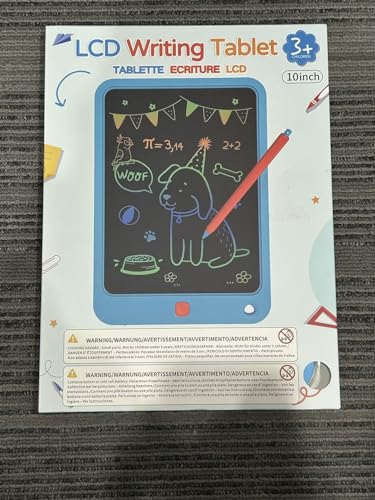 Toys for Girls Boys, Colorful Doodle Board Drawing Tablet, Memo Board, Drawing Pads with Lanyard, Travel Educational Toys Gifts for Boys Girls Age 3 4 5 6 7 8 9 Years (Blue)