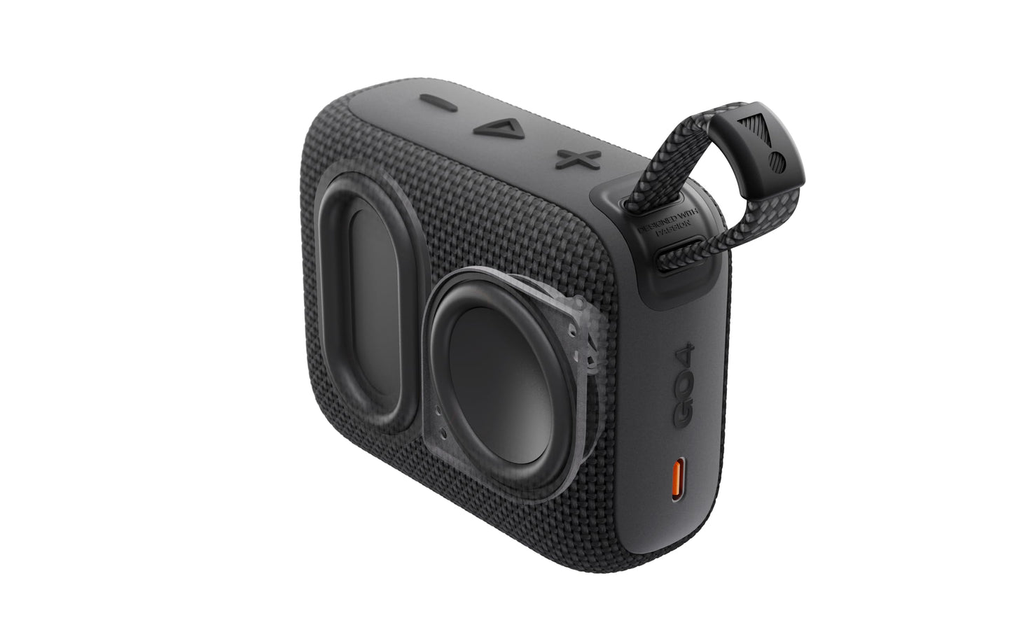 JBL Go 4 - Ultra-Portable, Waterproof and Dustproof Bluetooth Speaker, 7-Hour Built-in Battery, Made in Part with Recycled Materials (Black)