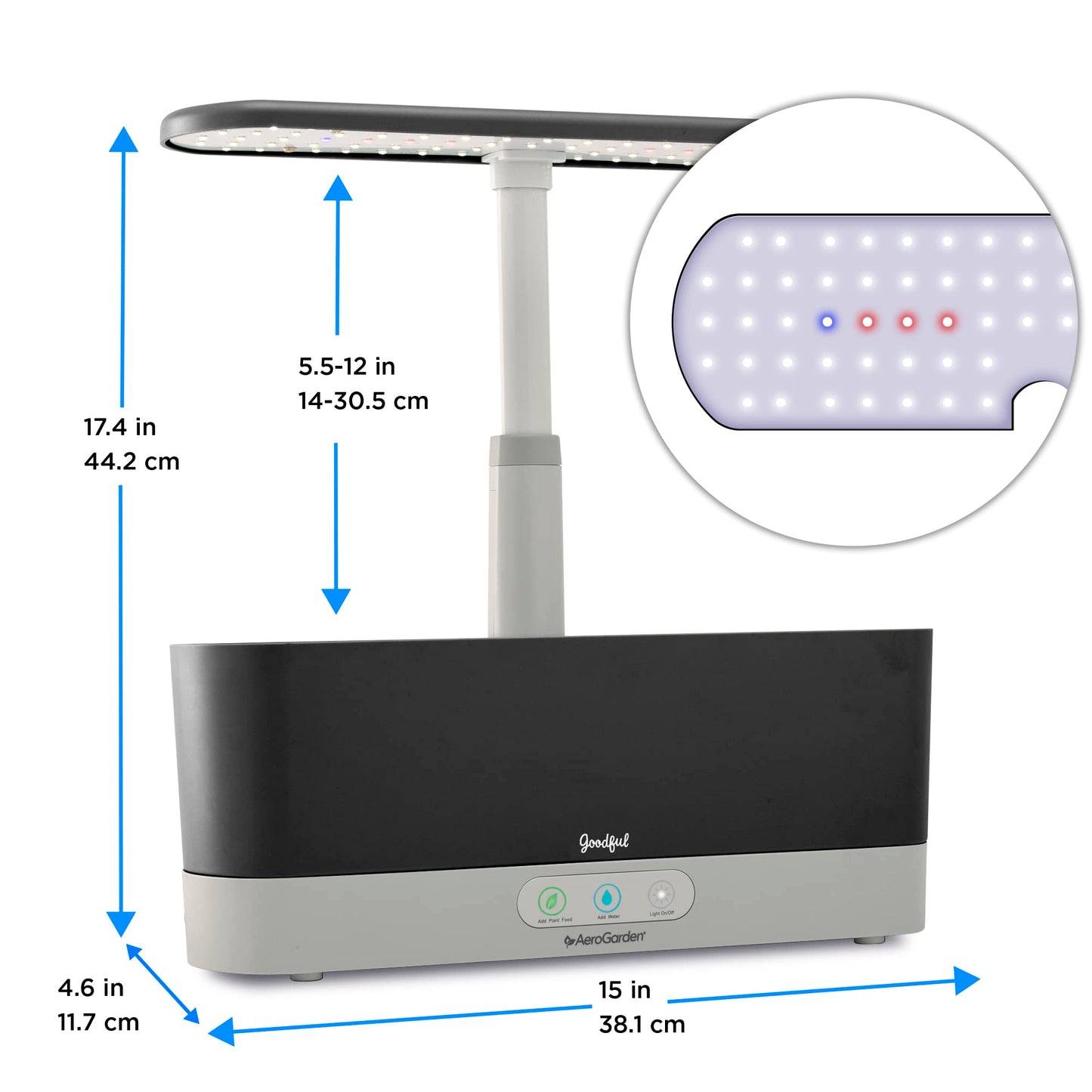 Aerogarden Harvest Slim, Black