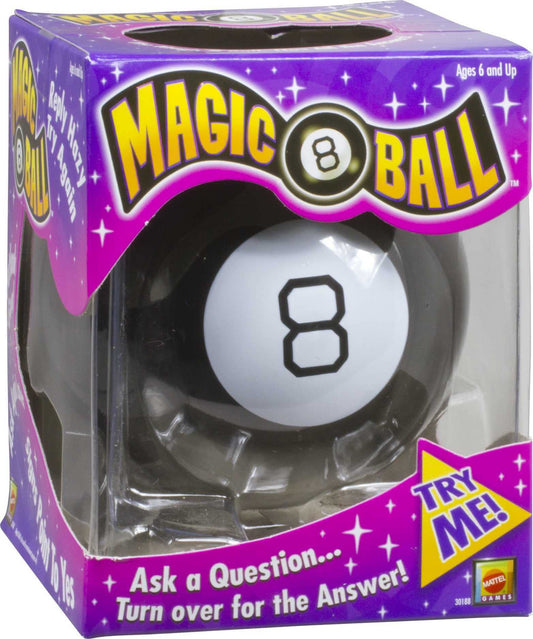 Mattel Games Magic 8 Ball Toys and Games, Original Fortune Teller Ball, Ask a Question and Turn Over For Answer