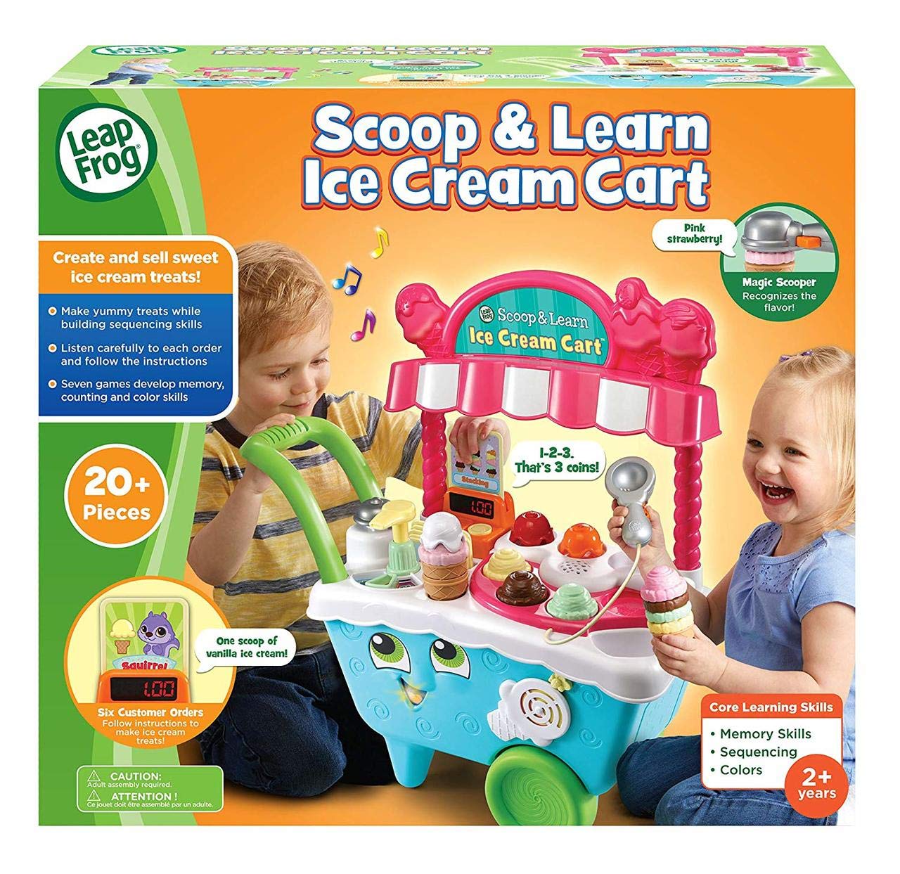 Chariot à glace LeapFrog Scoop &amp; Learn (version anglaise)