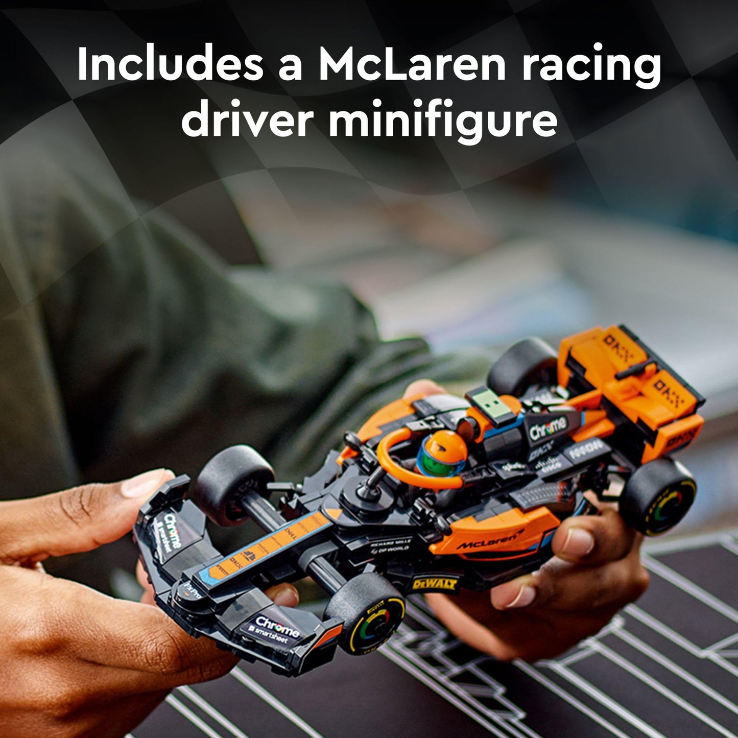 LEGO Speed Champions 2023 McLaren Formula 1 Race Car Toy for Play and Display, Buildable McLaren Toy Set for Kids, F1 Toy Gift Idea for Boys and Girls Ages 9 and Up who Enjoy Independent Play, 76919