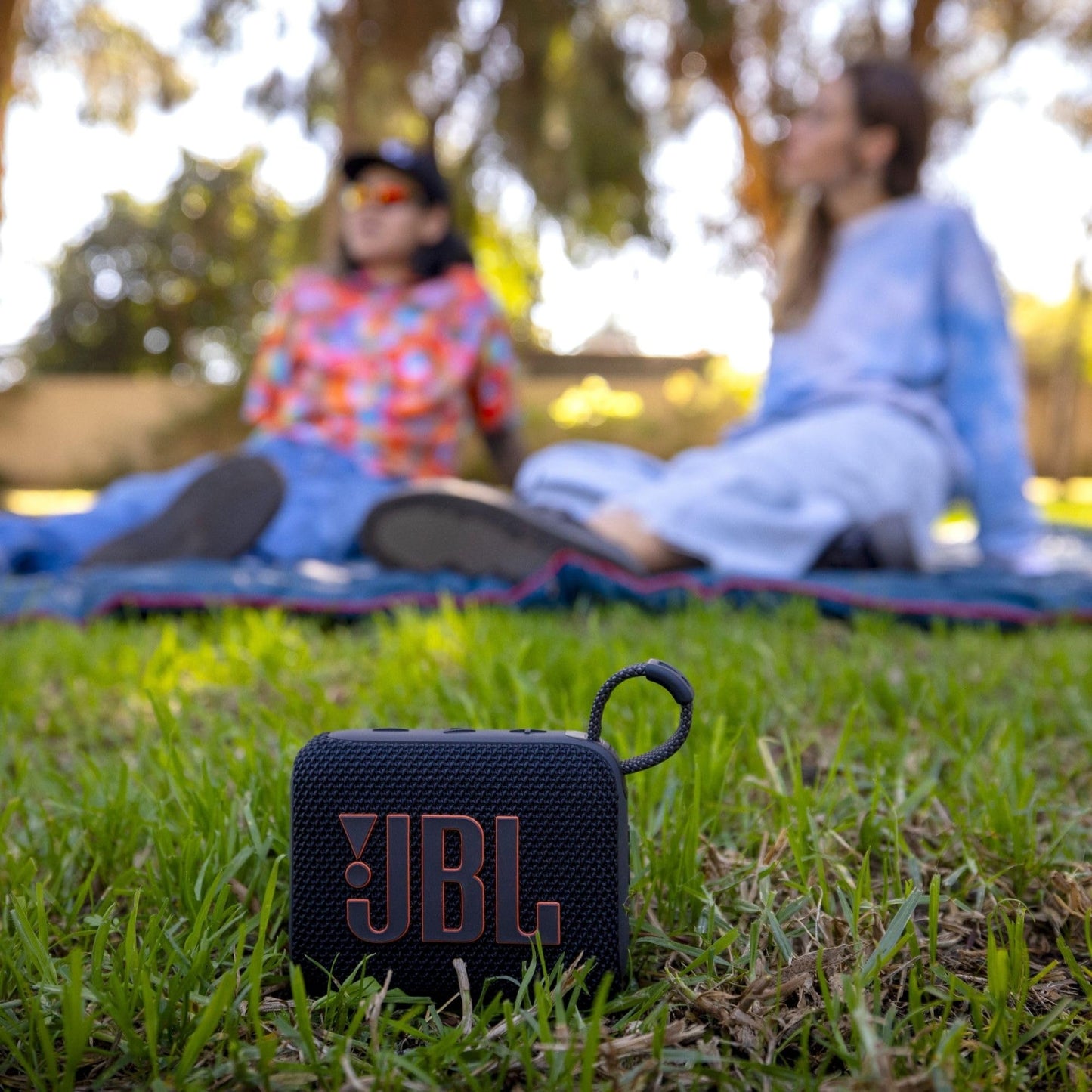 JBL Go 4 - Ultra-Portable, Waterproof and Dustproof Bluetooth Speaker, 7-Hour Built-in Battery, Made in Part with Recycled Materials (Black)